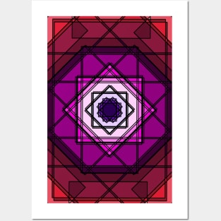 Stained Glass Pattern Posters and Art